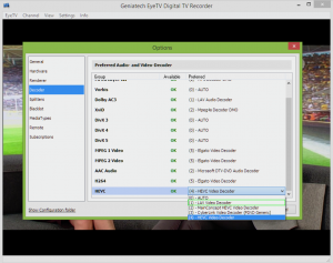eyetv 4 windows - LAV Decoder Einstellungen